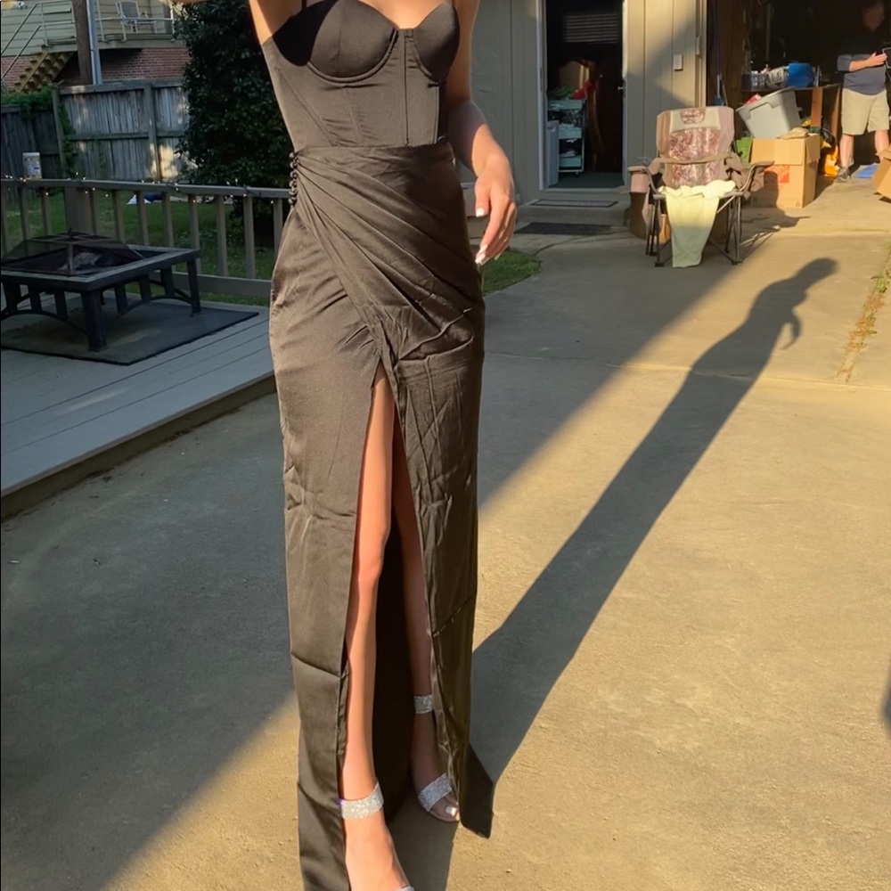 Black prom dress still with tag